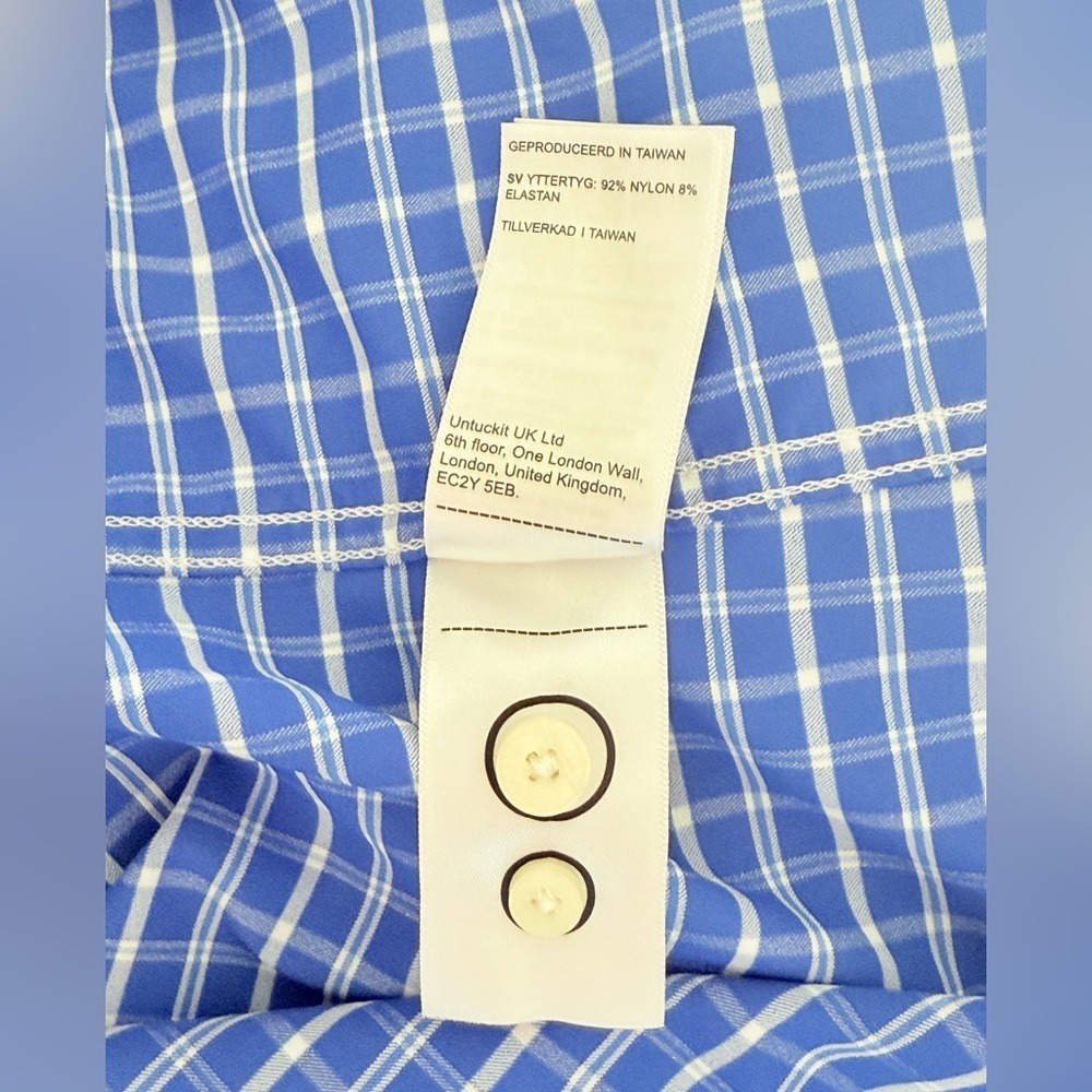 XL UNTUCKIt Men's Kierpersol Long Sleeve Shirt - Picture 6 of 6